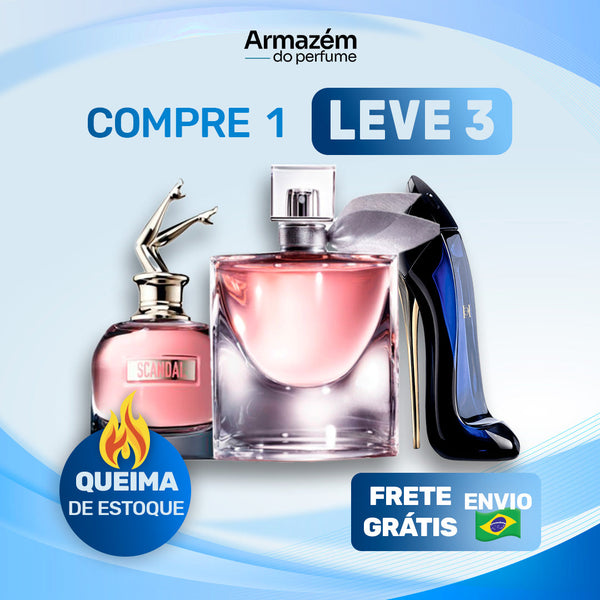 3 Perfumes Femininos TESTER (100ml) - Good Girl | La Vie est Belle | Scandal | (7 Anos Distribuidora)