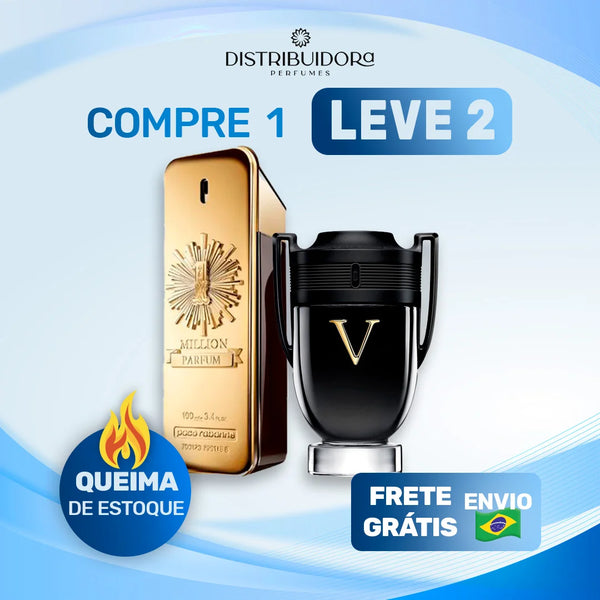 2 Perfumes Masculinos (100ml) - 1 Million | Invictus Victory | (7 Anos Distribuidora)